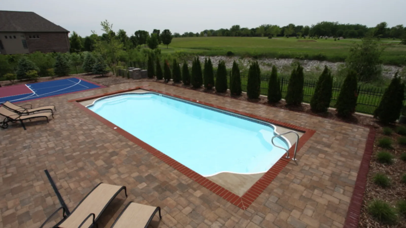 Fiberglass pool installation in Crawford County, Ohio