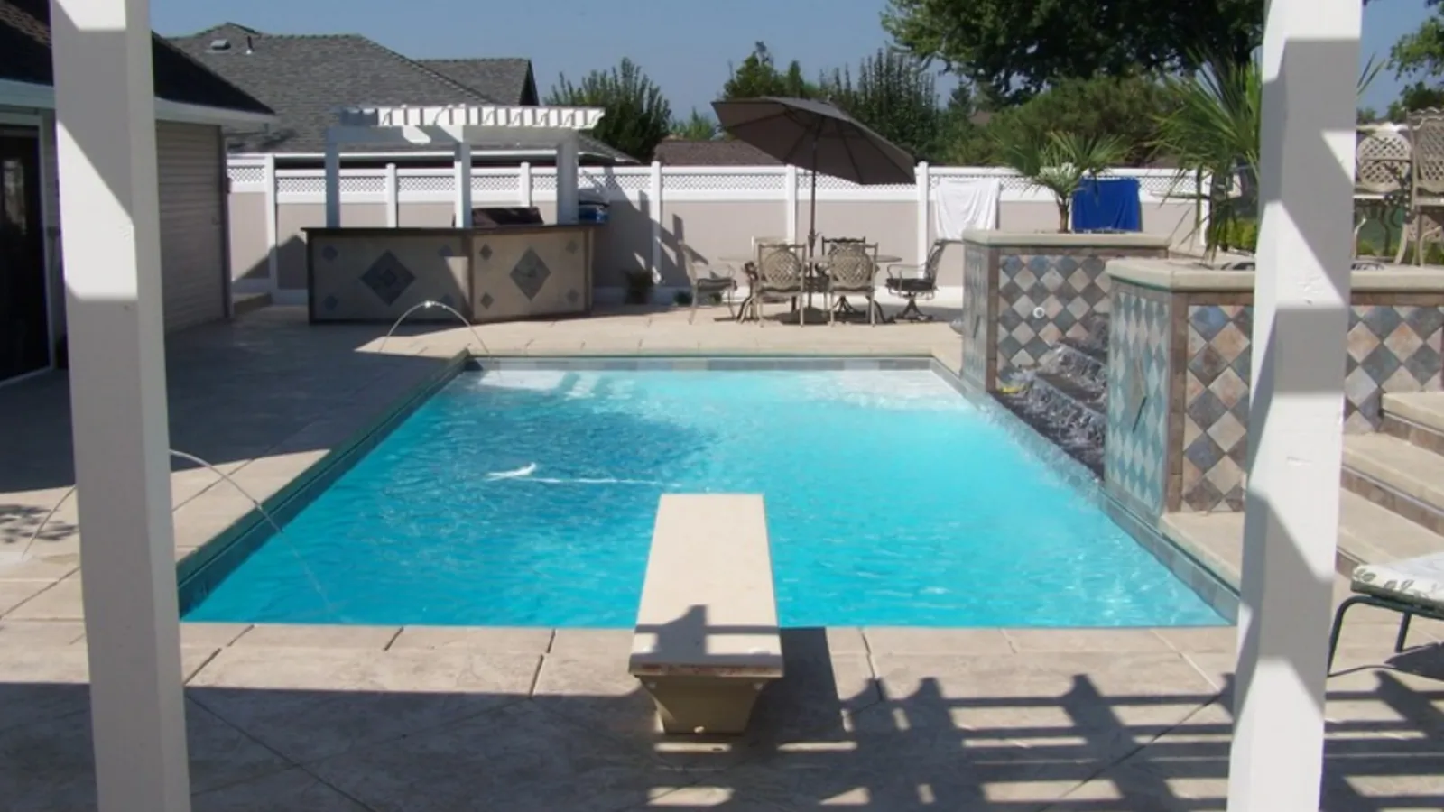 Fiberglass pool installation in Franklin County, Ohio