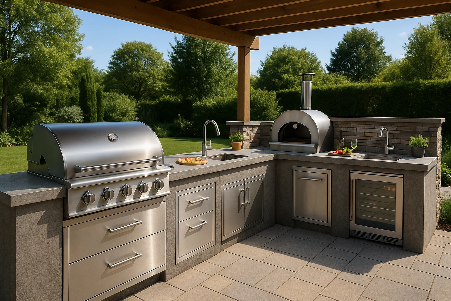 Custom Outdoor Kitchens