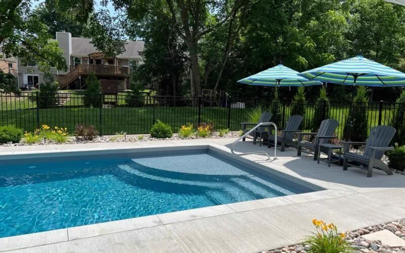Great Lakes fiberglass pool