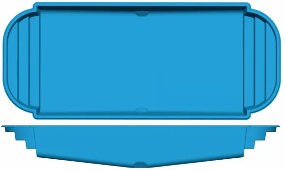 Dolphin fiberglass pool
